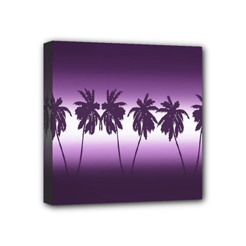 Tropical Sunset Mini Canvas 4  X 4  by Valentinaart