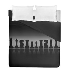 Chess Pieces Duvet Cover Double Side (full/ Double Size) by Valentinaart