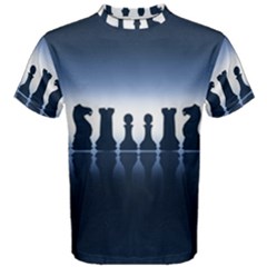 Chess Pieces Men s Cotton Tee by Valentinaart