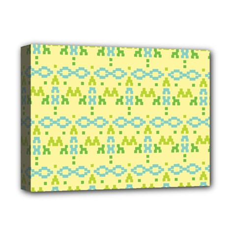 Simple Tribal Pattern Deluxe Canvas 16  X 12   by berwies