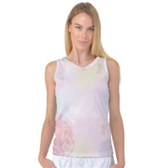 Watercolor Floral Women s Basketball Tank Top by Nexatart