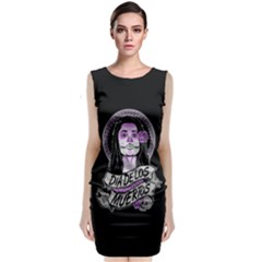 Dia De Los Muertos Classic Sleeveless Midi Dress