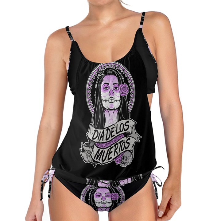 Dia De Los Muertos Tankini