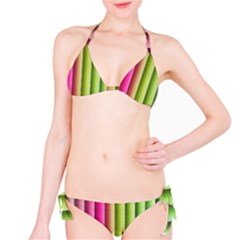 Vertical Blinds A Completely Seamless Tile Able Background Bikini Set by Nexatart