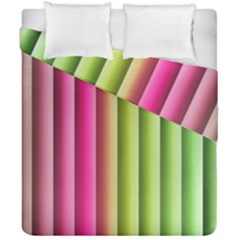 Vertical Blinds A Completely Seamless Tile Able Background Duvet Cover Double Side (california King Size) by Nexatart