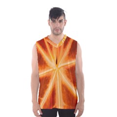 Red Leaf Macro Detail Men s Basketball Tank Top by Nexatart