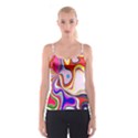 Colourful Abstract Background Design Spaghetti Strap Top View1