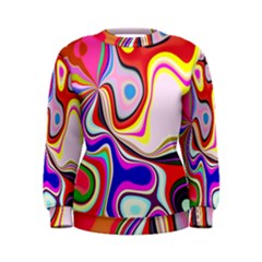 Colourful Abstract Background Design Women s Sweatshirt