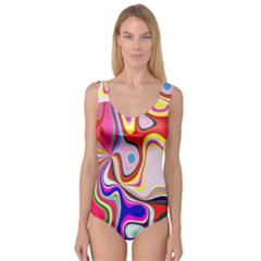 Colourful Abstract Background Design Princess Tank Leotard  by Nexatart