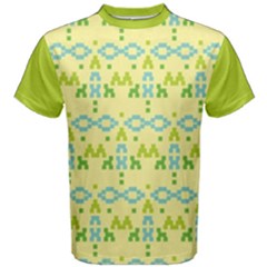 Simple Tribal Pattern Men s Cotton Tee by berwies