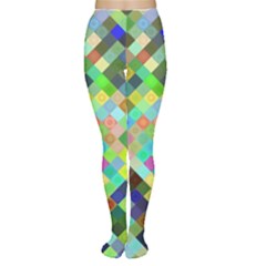 Pixel Pattern A Completely Seamless Background Design Women s Tights