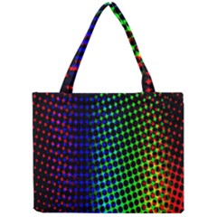 Digitally Created Halftone Dots Abstract Mini Tote Bag