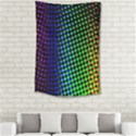 Digitally Created Halftone Dots Abstract Small Tapestry View2