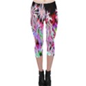 Fractal Fireworks Display Pattern Capri Leggings  View1