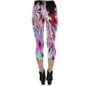 Fractal Fireworks Display Pattern Capri Leggings  View2