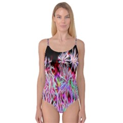 Fractal Fireworks Display Pattern Camisole Leotard  by Nexatart