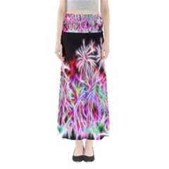 Fractal Fireworks Display Pattern Maxi Skirts by Nexatart