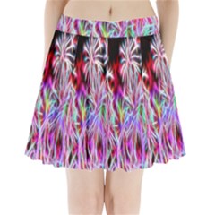 Fractal Fireworks Display Pattern Pleated Mini Skirt by Nexatart