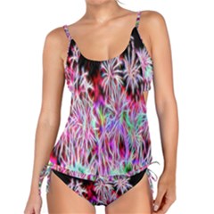 Fractal Fireworks Display Pattern Tankini