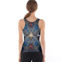 Fancy Fractal Pattern Background Accented With Pretty Colors Tank Top View2