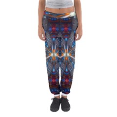 Fancy Fractal Pattern Background Accented With Pretty Colors Women s Jogger Sweatpants by Nexatart