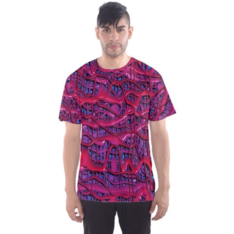 Plastic Mattress Background Men s Sports Mesh Tee by Nexatart