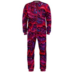 Plastic Mattress Background Onepiece Jumpsuit (men)  by Nexatart