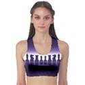 Chess Pieces Sports Bra View1