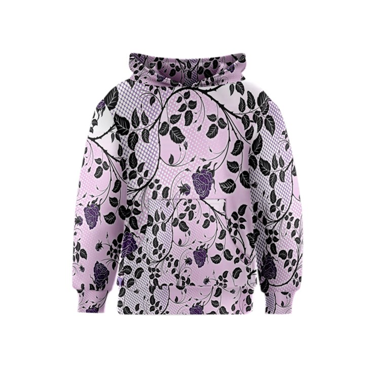 Floral Pattern Background Kids  Pullover Hoodie