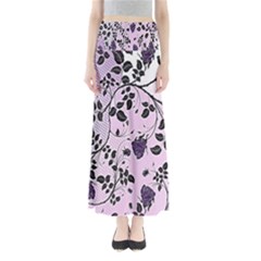 Floral Pattern Background Maxi Skirts by Nexatart