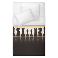 Chess Pieces Duvet Cover (single Size) by Valentinaart