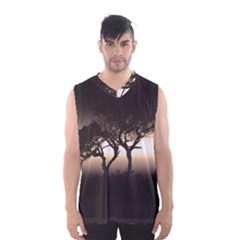 Sunset Men s Basketball Tank Top by Valentinaart