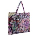 Graffiti Wall Pattern Background Zipper Large Tote Bag View2