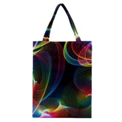 Abstract Rainbow Twirls Classic Tote Bag