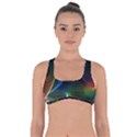 Abstract Rainbow Twirls Got No Strings Sports Bra View1