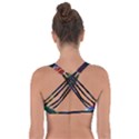 Abstract Rainbow Twirls Got No Strings Sports Bra View2