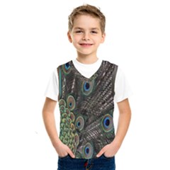 Close Up Of Peacock Feathers Kids  Sportswear by Nexatart