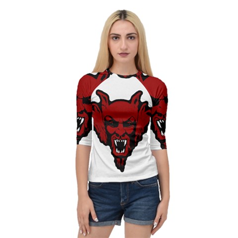 Dracula Quarter Sleeve Tee by Valentinaart