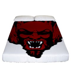 Dracula Fitted Sheet (king Size) by Valentinaart