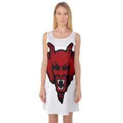 Dracula Sleeveless Satin Nightdress by Valentinaart