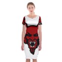 Dracula Classic Short Sleeve Midi Dress View1