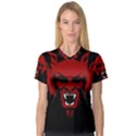 Dracula Women s V-Neck Sport Mesh Tee View1