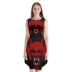 Dracula Sleeveless Chiffon Dress   by Valentinaart