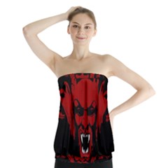 Dracula Strapless Top by Valentinaart