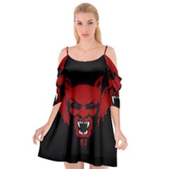 Dracula Cutout Spaghetti Strap Chiffon Dress