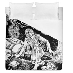 Vampire  Duvet Cover (queen Size) by Valentinaart