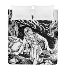 Vampire  Duvet Cover Double Side (full/ Double Size) by Valentinaart