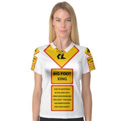 Bigfoot Women s V-Neck Sport Mesh Tee