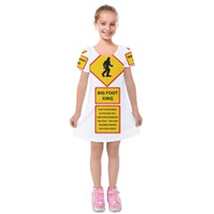 Bigfoot Kids  Short Sleeve Velvet Dress