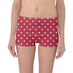 Red Polka Dots Boyleg Bikini Bottoms by LokisStuffnMore